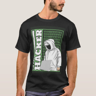 Camiseta Soy un hacker Gorra blanco Gorra negro hackeo étic