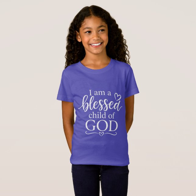 Camiseta Soy un hijo bendito de Dios (Anverso completo)
