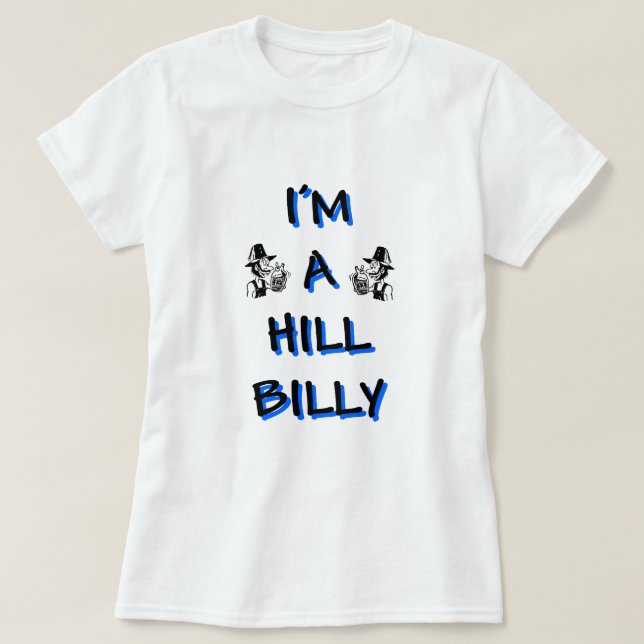 Camiseta Soy un hillbilly (Diseño del anverso)