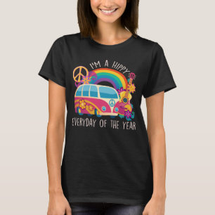 Camiseta Soy un hippy Hippie de moda todos los días del año