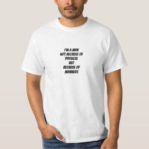 Camiseta Soy un hombre