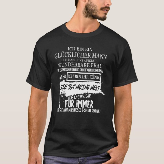 Camiseta Soy un hombre feliz (Anverso)