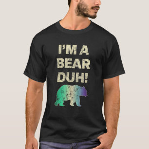 Camiseta Soy un hombre gay de color de duelo de oso Mes del