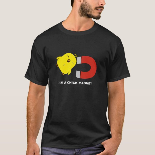 Camiseta Soy un imán de chicas (Anverso)
