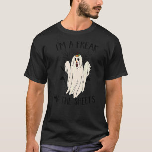 Camiseta Soy un indiferente en las sábanas, disfraz fantasm