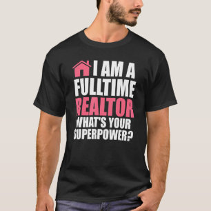 Camiseta Soy un inmobiliario inmobiliario a tiempo completo