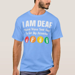 Camiseta Soy Un Intérprete De Mano De Lenguaje Rótulo Sordo