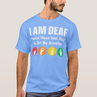 Camiseta Soy Un Intérprete De Mano De Lenguaje Rótulo Sordo