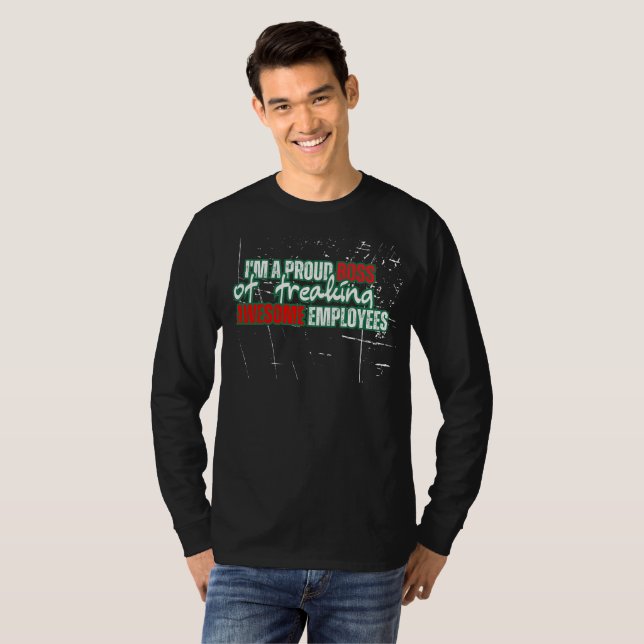 Camiseta Soy un jefe orgulloso (Anverso completo)