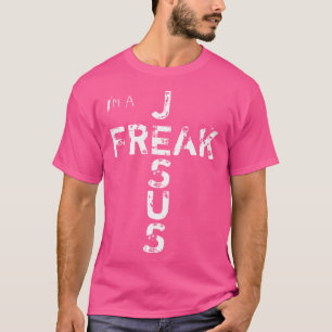 Camiseta Soy Un Jesús Freak - La Fe Dios Cruza Cristiano -