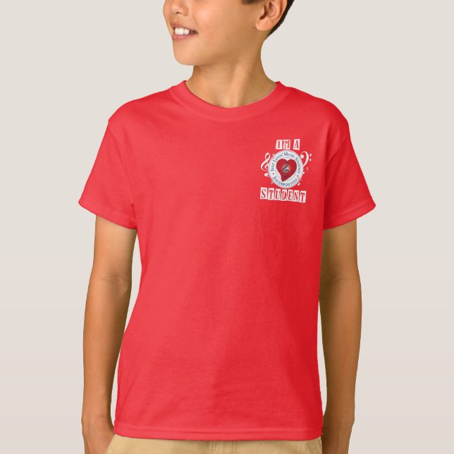 Camiseta Soy Un JLMS Hanes Estudiante-Básico Tagless (Anverso)