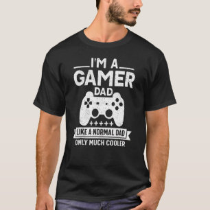 Camiseta Soy un juego de video estilo retro de Gamer Dad Pa