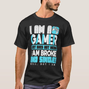 Camiseta Soy Un Jugador De Consola De Juego De PC De Videoj