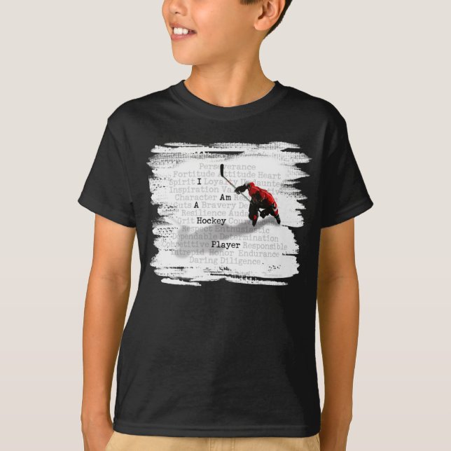 Camiseta Soy un jugador de hockey (Anverso)