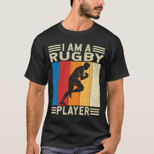 Camiseta Soy un jugador de rugby entrenador de rugby fanáti