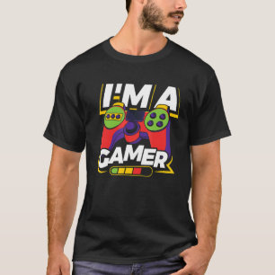 Camiseta Soy un jugador de videojuegos Nerd Geek Pc Console