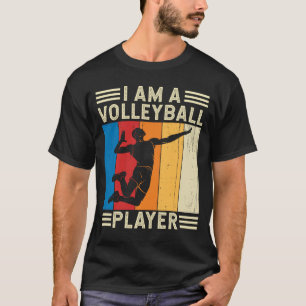 Camiseta Soy un jugador de voleibol amante del voleibol
