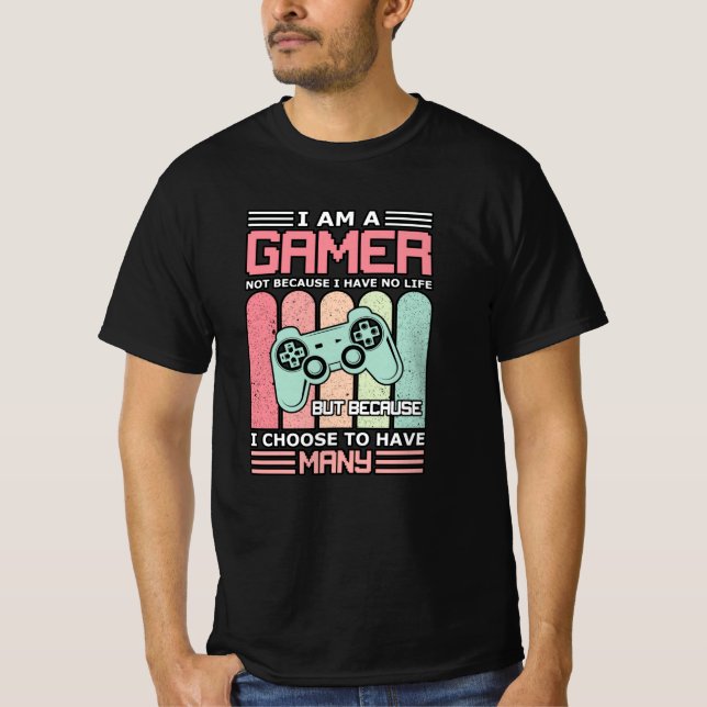 Camiseta Soy Un Jugador | Videojuego (Anverso)
