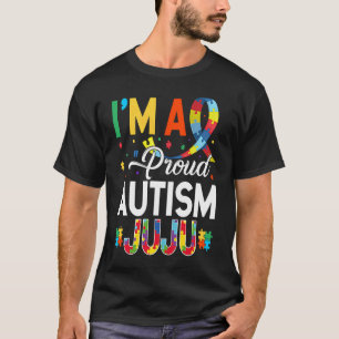 Camiseta Soy un Juju Orgulloso de Autismo que Combina con l