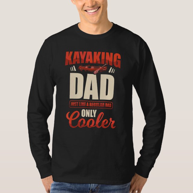Camiseta Soy un Kayak Dad Kayaker Kayaking Paddler L (Anverso)