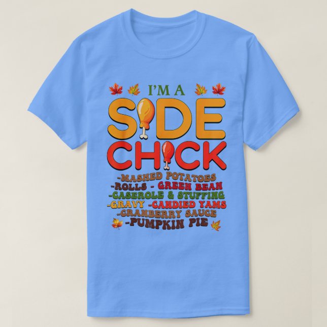 Camiseta Soy un ladrón lateral Día de Acción de Gracias div (Diseño del anverso)