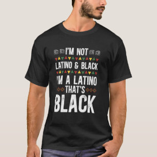 Camiseta Soy un latino que es negro latino afro latino afri