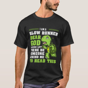 Camiseta Soy Un Lento Corredor De La Maratón De La Tortuga 