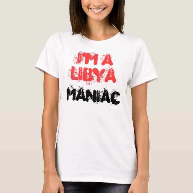 CAMISETA SOY UN LIBIA MANIAC (Anverso)