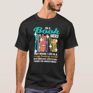 Camiseta Soy un libro de lectura Nerd Bookworm