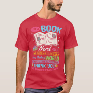 Camiseta Soy un libro Nerd Book Lover Leer libros