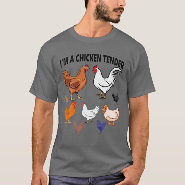 Camiseta Soy un licitador de pollo - Granja de granjeros de (Anverso)