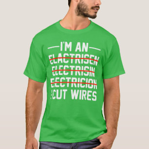 Camiseta Soy un liniero que corta cables, electricista dive