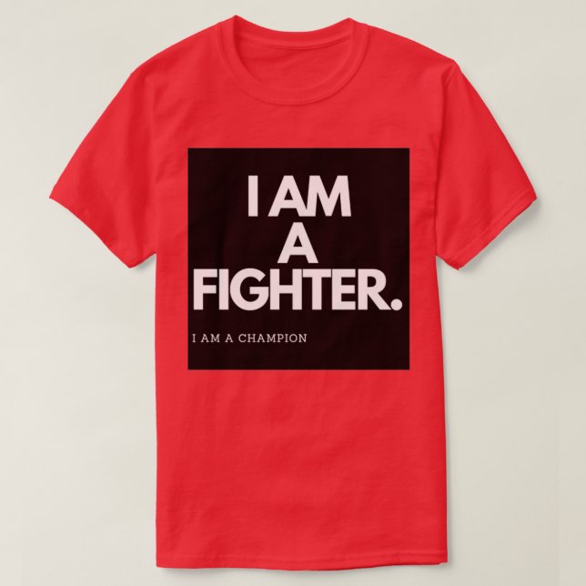 CAMISETA SOY UN LUCHADOR (Diseño del anverso)