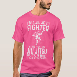 Camiseta Soy Un Luchador De Jiu Jitsu. Me encanta luchar co