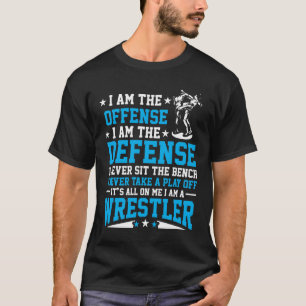 Camiseta Soy un luchador de lucha libre de la defensa contr