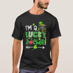 Camiseta Soy un maestro afortunado Apple Pencil Día de San