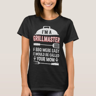 Camiseta Soy un maestro de parrilladas si Bbq fuera un parr