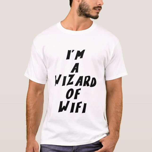 Camiseta Soy un mago de WiFi (Anverso)