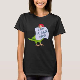 Camiseta Soy un mal pájaro, soy un loro de conure enmascara