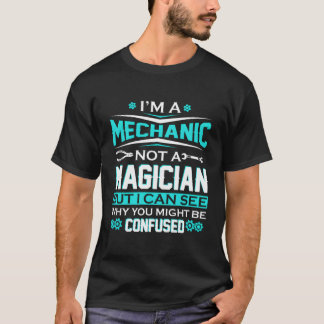 Camiseta Soy un mecánico, no un mago. M de mecánico diverti