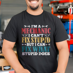 Camiseta Soy un mecánico que no puedo arreglar un mecánico 