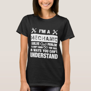 Camiseta Soy Un Mecánico Que Resuelvo Problemas Citando