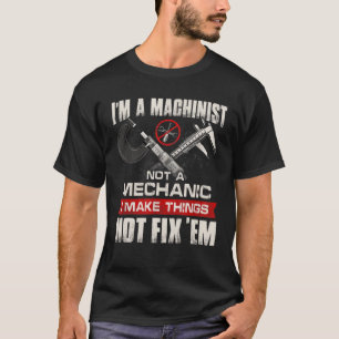 Camiseta Soy un mecanógrafo, no un mecánico y orgulloso mec