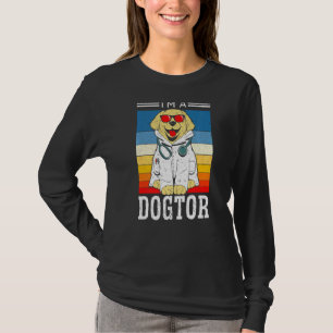 Camiseta Soy un médico veterinario Médica de animales en el