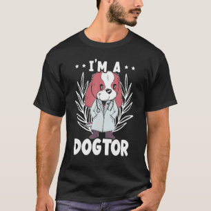 Camiseta Soy un médico veterinario Médica de animales en el
