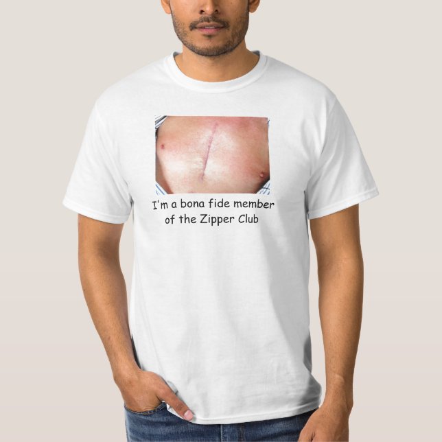 Camiseta Soy un miembro auténtico del club de la cremallera (Anverso)