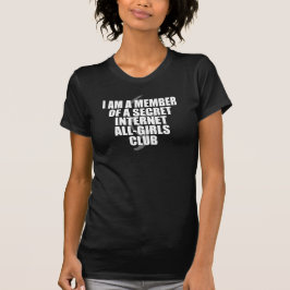 Camiseta Soy un miembro de una oscuridad del club de los
