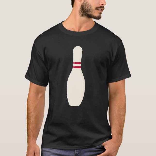 Camiseta Soy un muñeco de boliche fácil y perezoso disfraz  (Anverso)