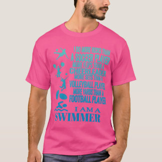 Camiseta Soy Un Nadador De Camisas Graciosa Nadando Guay Pr