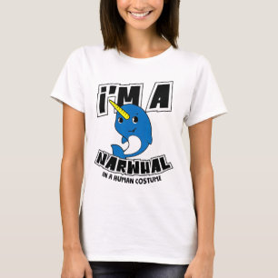 Camiseta Soy un narguile con un disfraz humano - Halloween